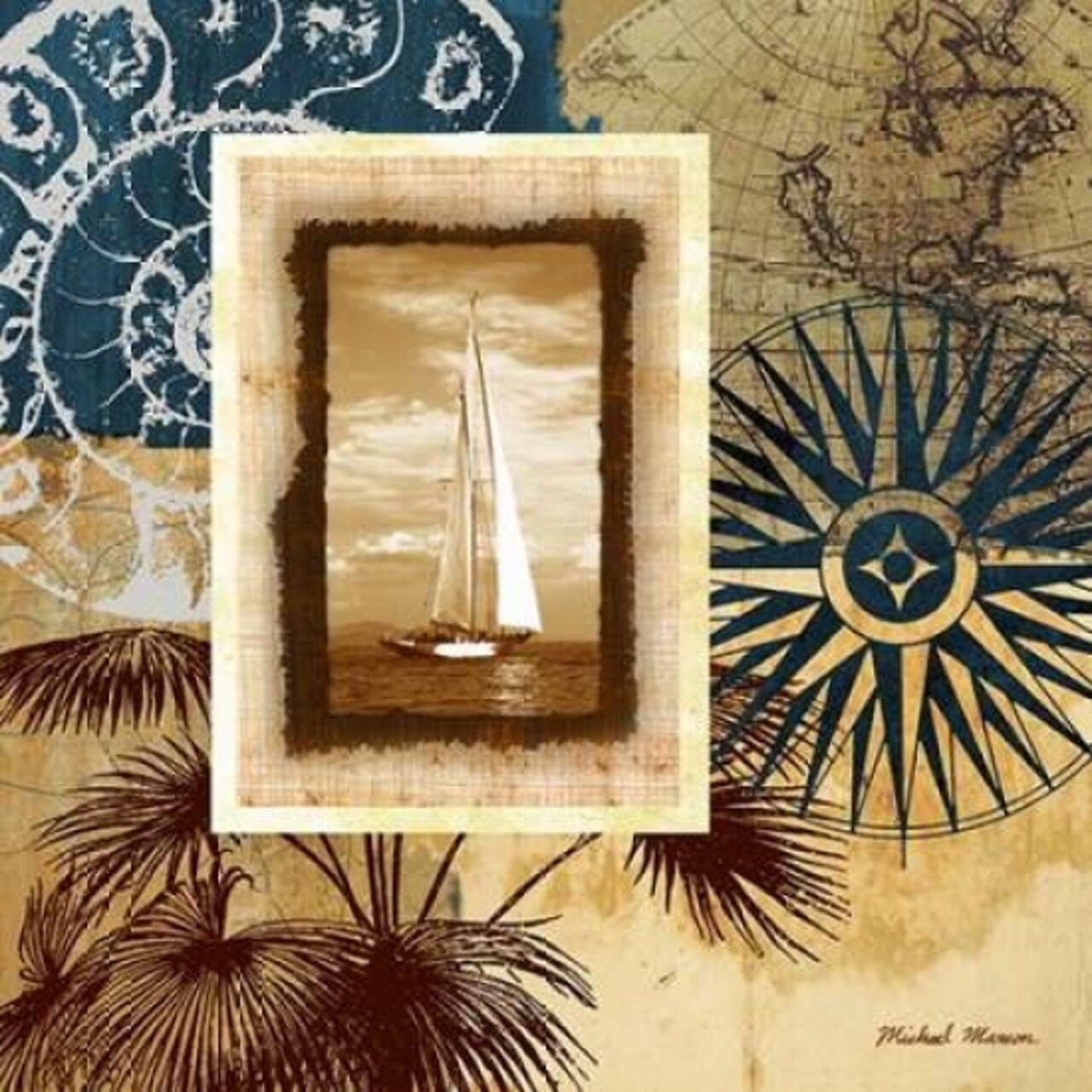 Sailing the Seas II Poster Print by Michael Marcon - Item # VARPDX8805